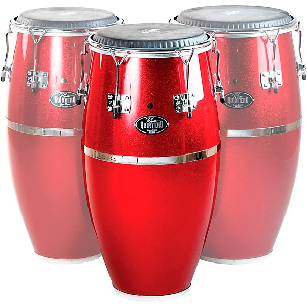 Gon Bops Roberto Quintero Signature Congas 12.2 in. Red Sparkle