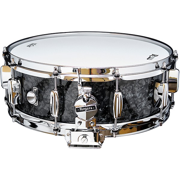 Rogers Dyna-Sonic Snare Drum with Bread & Butter Lugs 14 x 5 in. Black Diamond Pearl