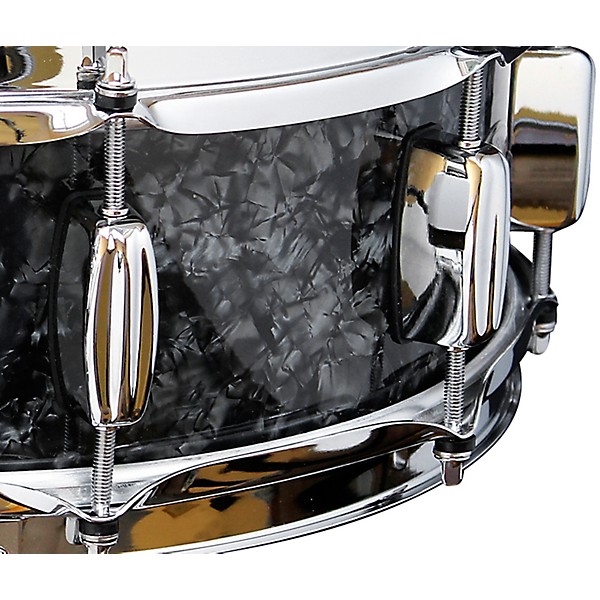 Rogers Dyna-Sonic Snare Drum with Bread & Butter Lugs 14 x 5 in. Black Diamond Pearl