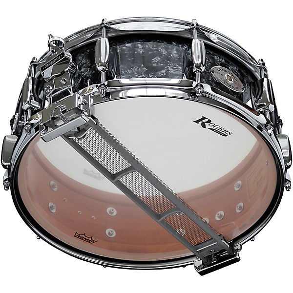 Rogers Dyna-Sonic Snare Drum with Bread & Butter Lugs 14 x 5 in. Black Diamond Pearl