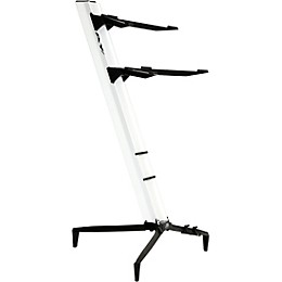 Open Box Stay Tower Series Double-Tier Keyboard Stand Level 1 White