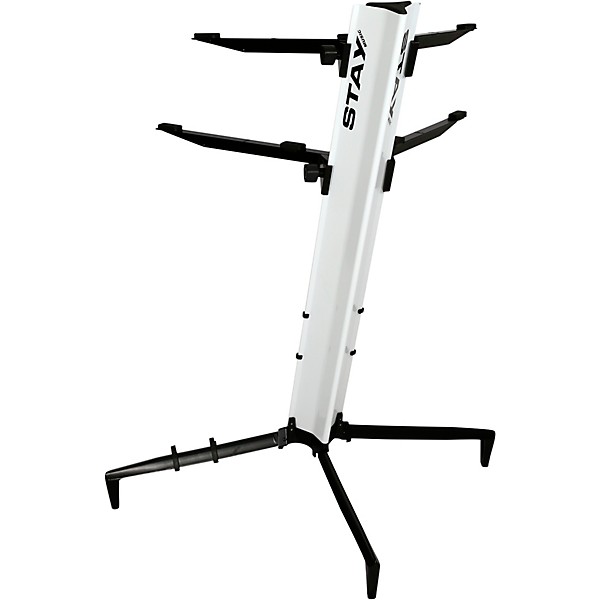 Open Box Stay Tower Series Double-Tier Keyboard Stand Level 1 White