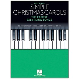Hal Leonard Simple Christmas Carols (The Easiest Easy Piano Songs) Easy Piano Songbook