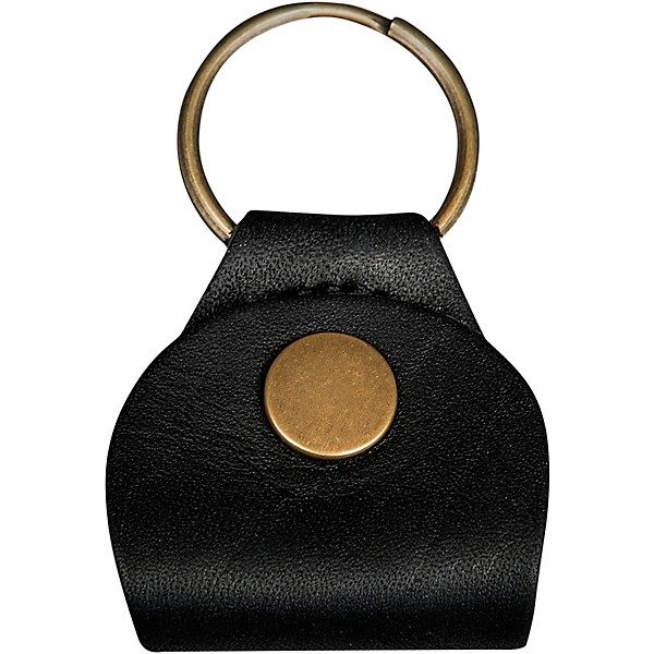 Gibson Premium Leather Pickholder Keychain Black