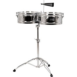 Gon Bops Fiesta Series Timbale Set 13 and 14 in. Chrome Gon Bops Fiesta Series Timbale Set 14 in./15 in. Chrome