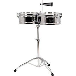 Gon Bops Fiesta Series Timbale Set 13 and 14 in. Chrome Gon Bops Fiesta Series Timbale Set 13 and 14 in. Chrome