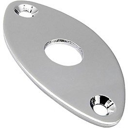 Allparts Football Jackplate by Gotoh Chrome Allparts Football Jackplate by Gotoh Chrome