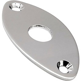 Allparts Football Jackplate by Gotoh Chrome Allparts Football Jackplate by Gotoh Nickel