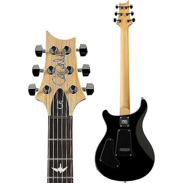 PRS CE 24 Semi-Hollow Electric Guitar Black Amber