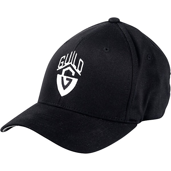 Guild G-Shield Logo Flexfit Hat Black Small/Medium