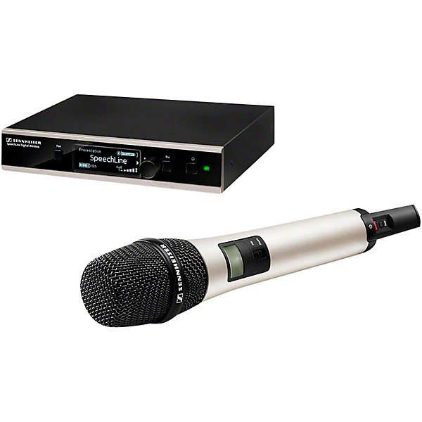 Sennheiser SL Handheld Set DW-4-US R SpeechLine Digital Wireless Vocal Set With MME 865-1 Capsule & GA 4 Rackmount