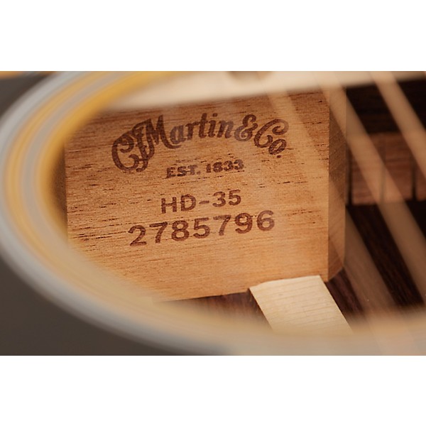 Martin HD-35 Left-Handed Dreadnought Acoustic Guitar Aged Toner