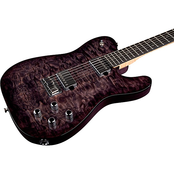 Platinum Fender Custom Shop Black Moon Telecaster HH Electric