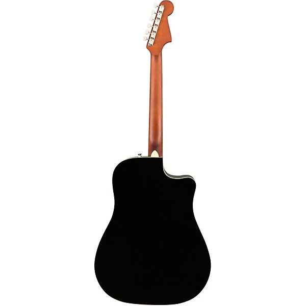 Open Box Fender California Redondo Player Left-Handed Acoustic-Electric Guitar Level 2 Jetty Black 190839906038