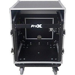 ProX 10U Rack x 10U Top Mixer DJ Combo Flight Case