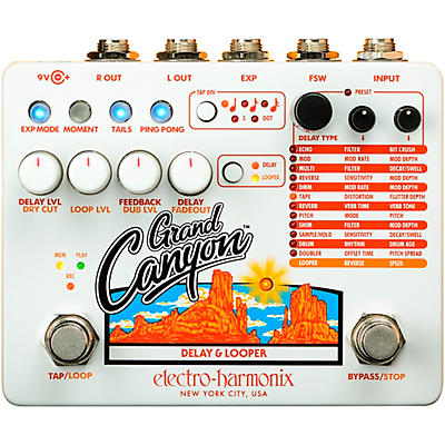 Electro-Harmonix Grand Canyon Delay And Looper Effects Pedal for sale