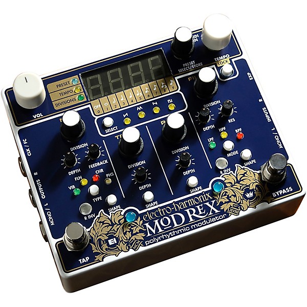 Electro-Harmonix MOD REX Polyrhythmic Modulator Effects Pedal