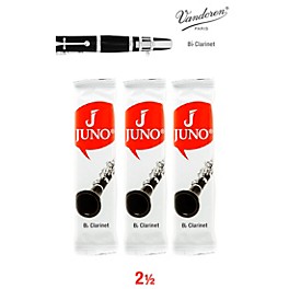 Vandoren JUNO Bb Clarinet, 3 Reed Card 2 Vandoren JUNO Bb Clarinet, 3 Reed Card 2.5