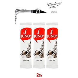 Vandoren JUNO Alto Sax, 3 Reed Card 2.5