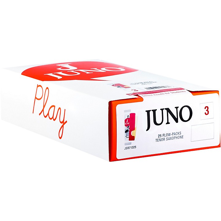 Vandoren JUNO Tenor Sax, Box of 25 Reeds 3 Guitar Center