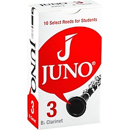 Vandoren JUNO Bb Clarinet, Box of 10 Reeds 2.5 Vandoren JUNO Bb Clarinet, Box of 10 Reeds 3