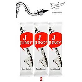 Vandoren JUNO Bass Clarinet, 3 Reed Card 2 Vandoren JUNO Bass Clarinet, 3 Reed Card 2