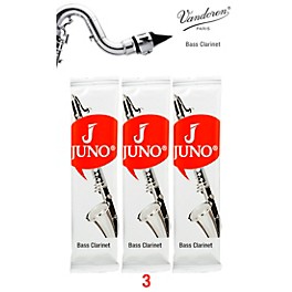 Vandoren JUNO Bass Clarinet, 3 Reed Card 2 Vandoren JUNO Bass Clarinet, 3 Reed Card 3