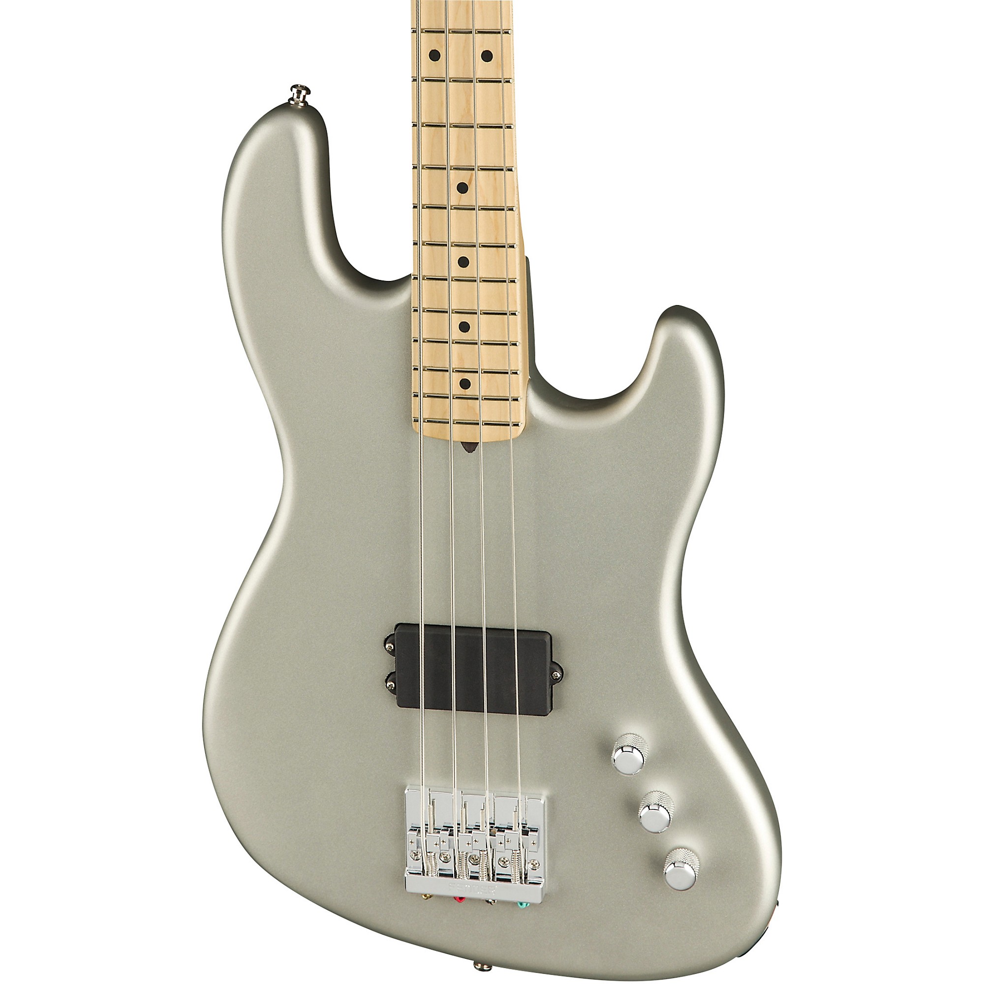 Fender Flea Jazz Bass Active Maple Fingerboard Inca Silver
