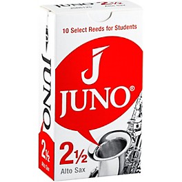 Vandoren JUNO Alto Sax Reeds, Box of 10 3.5 Vandoren JUNO Alto Sax Reeds, Box of 10 2.5