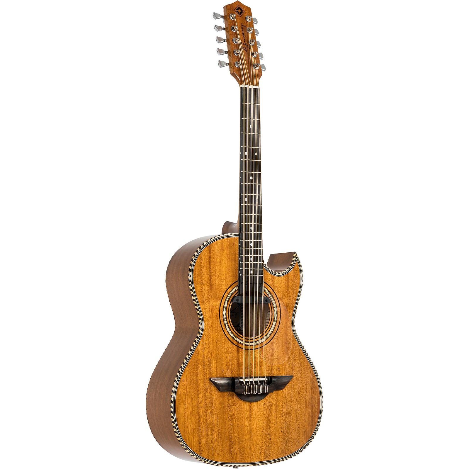 H. Jimenez LBQ1E Coleccion Palomazo AcousticElectric Bajo Quinto