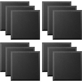 Ultimate Acoustics Acoustic Panel - 24x24x2 Bevel (12 Pack)