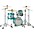 SONOR AQ2 Martini Maple 4-Piece Shell Pack Transparent Black SONOR AQ2 Martini Maple 4-Piece Shell Pack Aqua Silver Burst