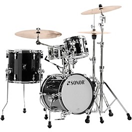 SONOR AQ2 Martini Maple 4-Piece Shell Pack Transparent Black SONOR AQ2 Martini Maple 4-Piece Shell Pack Transparent Black