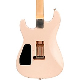 Friedman Cali Aged Electric Guitar Double Burst Shell Pink over 3 Tone Burst