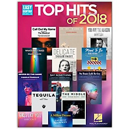 Hal Leonard Top Hits of 2018 Easy Guitar