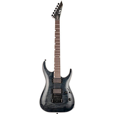Esp Ltd Mh-1000 Evertune Electric Guitar Transparent Black for sale