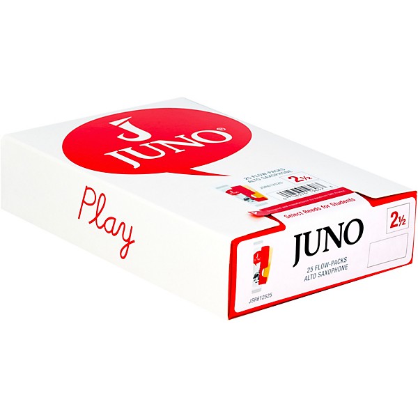 Vandoren JUNO Alto Sax, Box of 25 Reeds 2.5