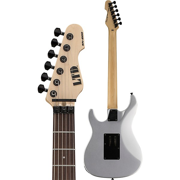 ESP LTD SN-200FR Electric Guitar Metallic Silver Black Pickguard