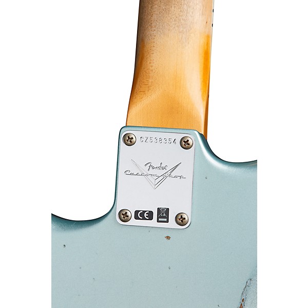 Fender Custom Shop '67 Relic Stratocaster Rosewood Fingerboard Electric Guitar Aged Fire Mist Silver