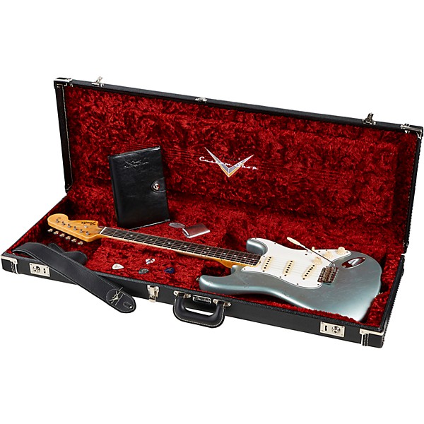Fender Custom Shop '67 Relic Stratocaster Rosewood Fingerboard Electric Guitar Aged Fire Mist Silver
