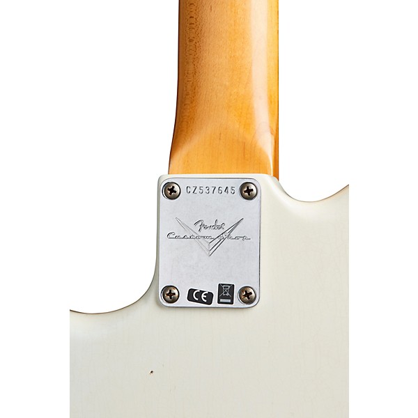 Fender Custom Shop '59 Journeyman Jazzmaster Rosewood Fingerboard Electric Guitar Aged Olympic White