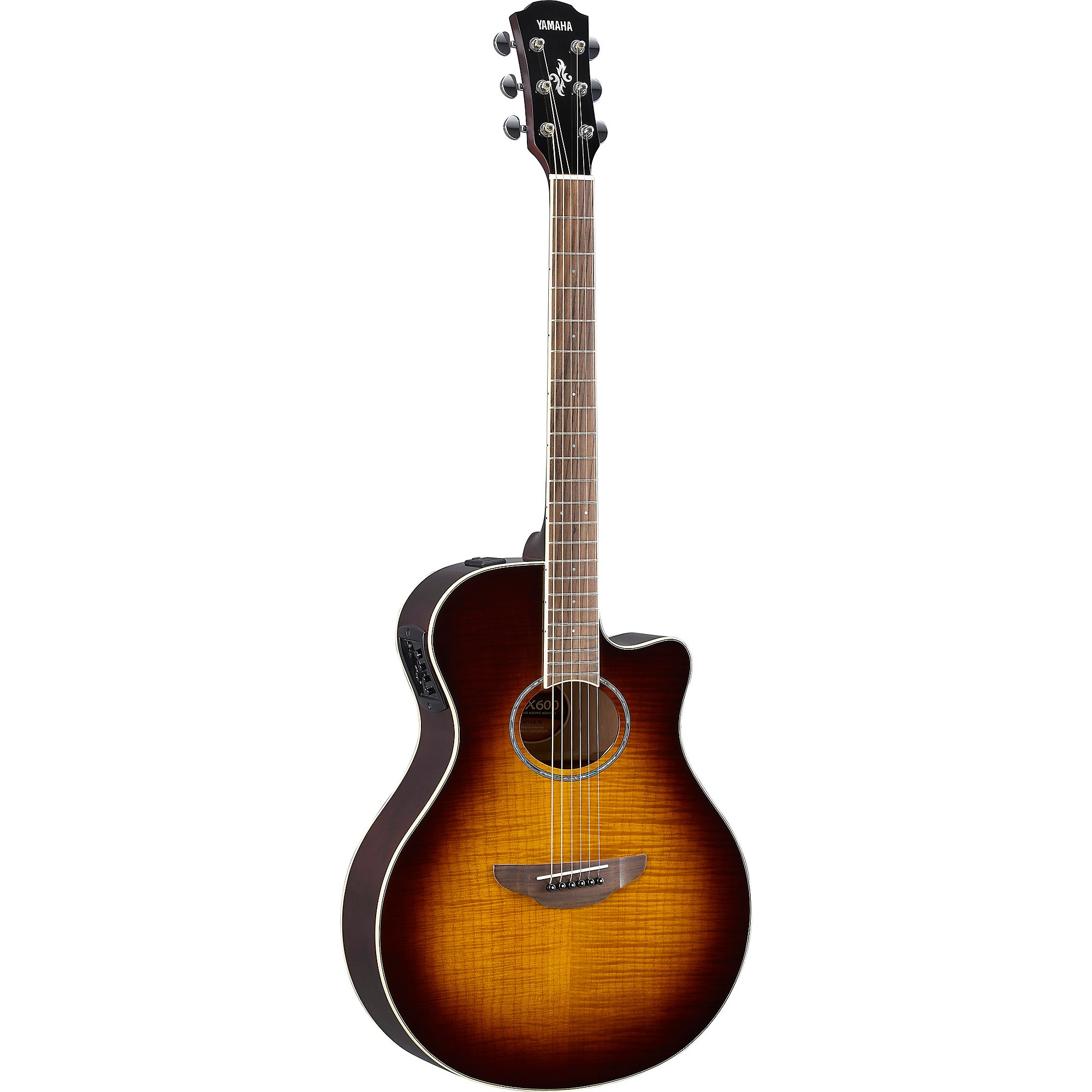 Yamaha APX600FM Acoustic-Electric Guitar Tobacco Brown Sunburst ...