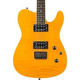 Fender Special-Edition Custom Telecaster FMT HH Elec... Fender Special-Edition Custom Telecaster FMT HH Electric Guitar Amber