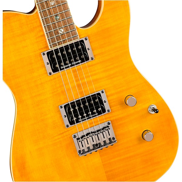 Fender Special-Edition Custom Telecaster FMT HH Electric Guitar Amber