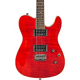 Fender Special-Edition Custom Telecast... Fender Special-Edition Custom Telecaster FMT HH Electric Guitar Transparent Crimson