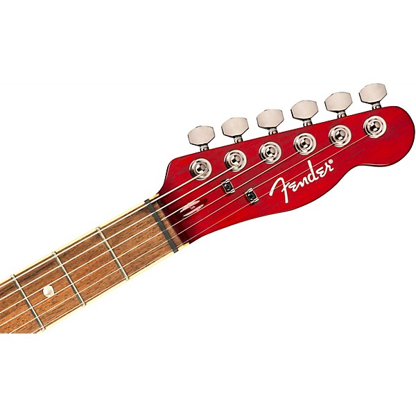 Open Box Fender Special-Edition Custom Telecaster FMT HH Electric Guitar Level 2 Transparent Crimson 194744675966