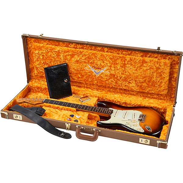 Fender Custom Shop 1960 Journeyman Stratocaster Rosewood Fingerboard Left-Handed Electric Guitar Faded 3-Color Sunburst