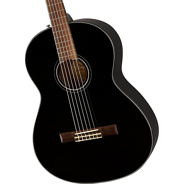 Fender CN-60S Nylon String Acoustic Guitar Black