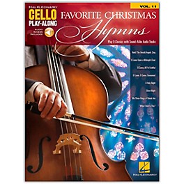 Hal Leonard Favorite Christmas Hymns - Cello Play-Along Volume 11 Songbook Book/Audio Online