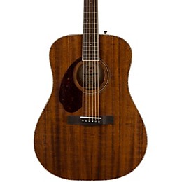 Fender PM-1 Dreadnought All-Mahogany Left-Handed Acoustic Guitar Natural